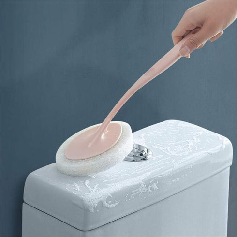 Handheld Bathroom Cleaning Brush for Tiles and Toilets - ZKG