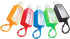 Skydume 3 (30ml/1oz) Snadulor Pcs Empty Hand Sanitizer Holder Keychain Travel Size Plastic Clear Bottles with Silicone