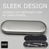 Stainless Steel Grooming Scissors Pack of 2 with Travel Case, Eyebrow, Nose Hair & Beard Trimming Kit