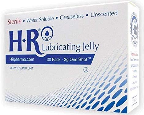 HR Pharmaceuticals, Inc. HR Lubricating Jelly-3g Oneshot CarePac (30 Individual Packets)