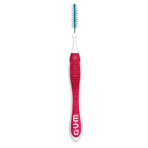 GUM Proxabrush Go-Betweens Moderate Interdental Brushes for Plaque Removal & Gum Health, 10ct