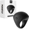 MANFLY Mini Massager, Waterproof Rechargeable Portable Body Massage Ball, Multifunctional Finger Massager, Black