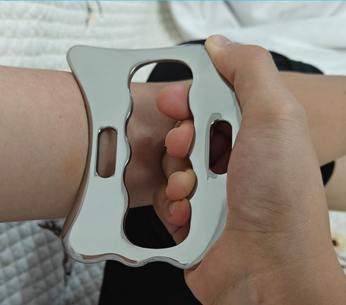 Robulove Set, 4-Piece Muscle Scraper Tool Stainless Steel IASTM Tools,Great Soft Tissue Physical Therapy Used