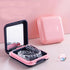 Retainer Case - Cute Mouthguard Case with Mirror, Slim Night Mouth Guard Case with Lid Hinge, Aligner Case