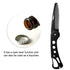 Portable Stainless Steel Folding Beard Comb, Anti Static Multifunction Comb for Men Mustache Styling