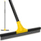 18'' Rubber Squeegee Broom with 60'' Long Handle for Floor Cleaning, Heavy Duty Household Wiper