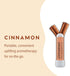 MOXE Cinnamon Essential Oil Nasal Inhaler | 100% Pure Therapeutic Aromatherapy for Focus & Relaxation