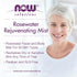 NOW Foods Solutions Rosewater Rejuvenating Mist, Hydration Spray for All Skin and Hair Types, 4-Ounce