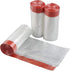 8 Gallon Clear Kitchen Drawstring Trash Bags, 110 Counts