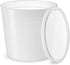 Comfy Package, 10 Sets of 86 oz Disposable Plastic Food Storage Deli Containers with Lids, Ice Cream Bucket & Soup Pail