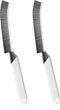 SUOXU Household Thin Cleaning Brushes,2pcs Hard Bristle Grout Scrub Brush Tool for Cleaning
