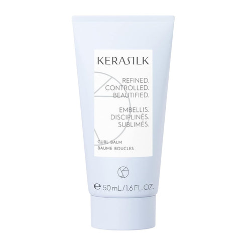 KERASILK Curl Balm | Frizz-Protection & Anti Humidity Effect | Creates Defined & Bouncy Curls | For All Curly Hair