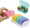 HRX Package Little Daily Pill Box Case AM PM for 7 Days, Cute Drug Organizer Container for Small Pocket Purse Pills