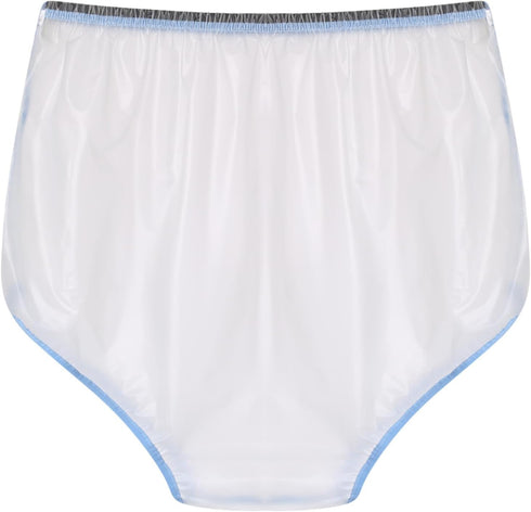 Lorilida Mens Unisex Washable Adult Diaper Cover Waterproof Leakproof Underpants Plastic Underwear Hiking
