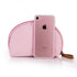 Hekyip Half Moon Cosmetic Beauty Bag, Handy Makeup Pouch for Travel for Women (PINK)