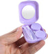 6 Pack Colorful Contact Lens Case Travel Kit, Holder with Mirror, Bottle, Tweezers, and Remover Tool