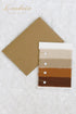 Lookein Handmade 1.5" Chiffon Silk-Like Ribbon Swatch Chart, Vintage Frayed Edges for Wedding Invitations and