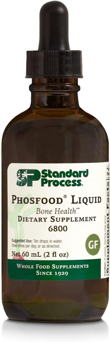 Standard Process Phosfood Liquid - Whole Food Bone Health Support, 2 fl. oz.