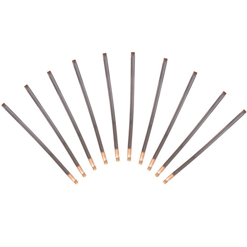 Yishenyishi Pack of 10 Curved Jumbo Bobby Pins, Hair Clips (Gray)