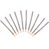 Yishenyishi Pack of 10 Curved Jumbo Bobby Pins, Hair Clips (Gray)