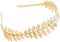 Leaf Branch Bridal Hair Crown Headbands, Gold