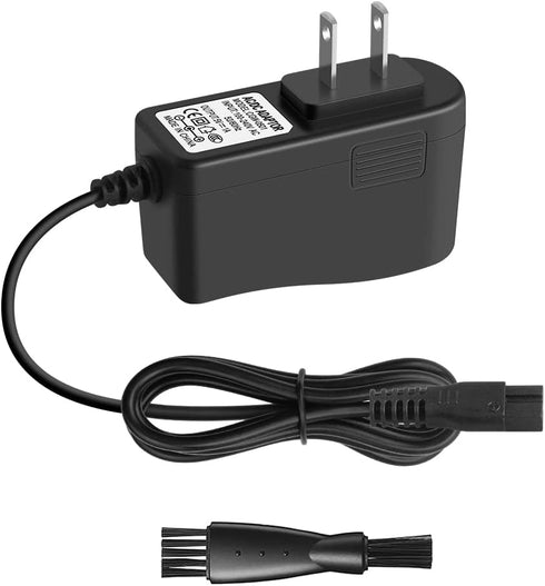 Meridian Trimmer Charger Replacement, 5V Power Cord Adapter with 6.6FT Charging Cable & Shaver Brush