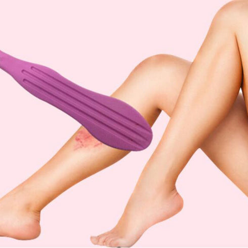 NOLITOY Body Acupoint Massager Stick Portable Guasha Massage Tool Scraping Plate for Shoulder Back Hip Leg Head Neck
