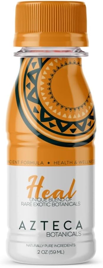 Heal Organic Natural Energy & Super Performance Shot - Pre Workout Boost, Immune Support, Vitamin B12 (2oz Bottle)