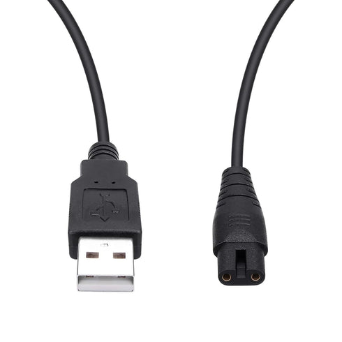 USB Charging Cable for Nicwell, Fairywill, Aquasonic, and More, Replacement Parts for Various Water Flossers, Black