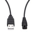 USB Charging Cable for Nicwell, Fairywill, Aquasonic, and More, Replacement Parts for Various Water Flossers, Black