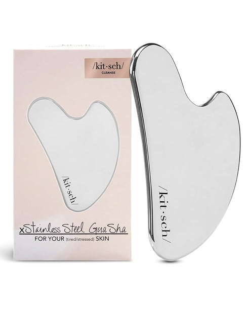Kitsch Stainless Steel Gua Sha Facial Tools, Lymphatic Drainage Massager for Face, Body Guasha Tool