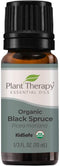 Plant Therapy Organic Black Spruce Essential Oil - 10 mL (1/3 oz) 100% Pure, Therapeutic Grade