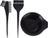 YANTAISIYU 3 Pcs Salon Hair Dyeing Kit Tools - Hair Color Mixing Bowl Tinting Brush and Angled Comb