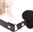Silicone Dog Bone Mouth Gag - Adjustable Bondage Restraint for Couples