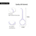 Orthodontic Retainer Case with 2 Pcs Aligner Removal Tool in Black & White