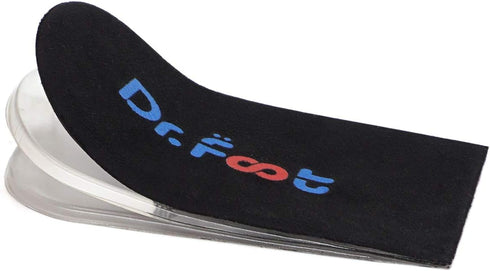 Dr.Foot Adjustable Orthopedic Heel Lift Inserts, Height Increase Insole for Leg Length Discrepancies, Spurs, Heel Pain