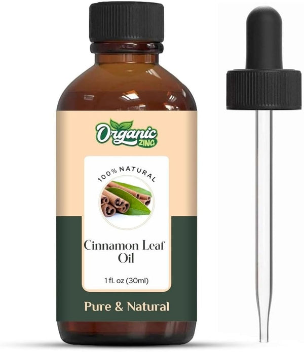 Cinnamon Leaf Oil, Pure & Natural Essential Oil for Skincare, Massage, Aroma & Diffuser - 30ml/1.01fl oz