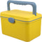 NOLITOY Empty First Aid Box Organizer (Yellow), Multi-Layer Plastic Medicine Storage Container