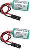 KUAN MAI 2 Pack 3V 575332TA 575332 TA 6FC5247-0AA18-0AA0 PLC Battery 1200mAh for Siemens