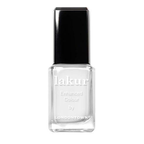 LONDONTOWN lakur Nail Polish - Chip-Resistant, Non-Toxic Shimmery Silver Glitter