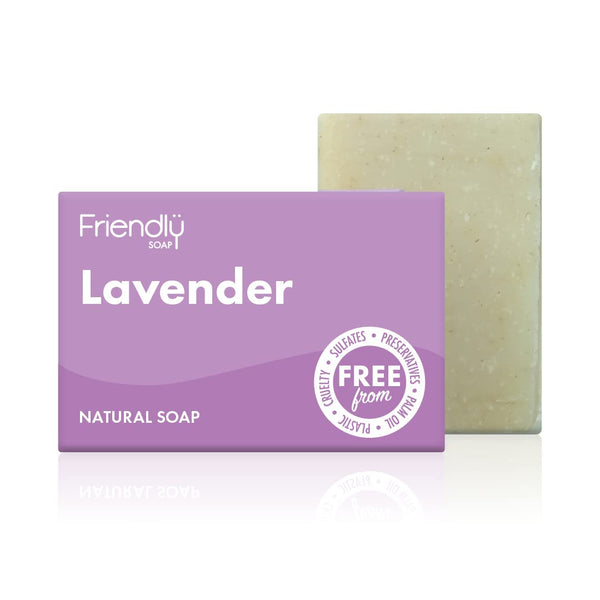 Natural Handmade Lavender Soap by Friendly Soap