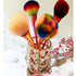 Large Powder Mineral Brush, Foundation Makeup Brush, Powder Brush and Blush Brush for Daily Makeup (5 Colors)