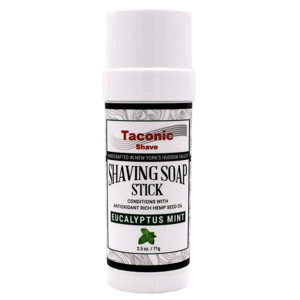 Taconic Shave Shaving Soap Stick with Antioxidant Rich Seed Oils, Eucalyptus Mint