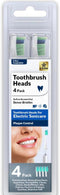 5-Star Sonicare Compatible Replacement Heads, Electric Toothbrush Heads, 4 Pack, Blue