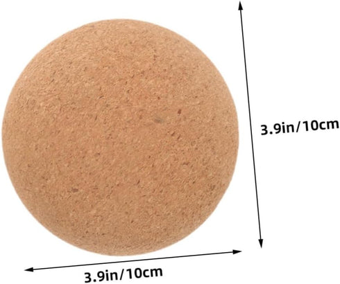 Set Sosoport Cork Massage Ball Yoga Massager Soft Spiky Roller Ball for Neck Back Foot Arm Muscle Relief