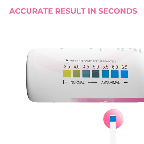 NATURELAND Feminine pH Test Strips Value Pack for Vaginal Health Monitoring, Quick & Accurate (60 Count)
