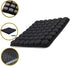 SUNFICON Air Cushion Inflatable Chair, Portable Breathable Comfort Cushion for Office Wheelchair Pad, Black
