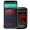 HOLFENRY Fingertip Pulse Oximeter - Bluetooth Oximeter for SpO2/Heart Rate/PI with Auto Graph Display/Alarm
