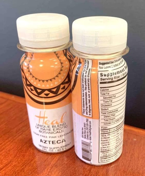 Heal Organic Natural Energy & Super Performance Shot - Pre Workout Boost, Immune Support, Vitamin B12 (2oz Bottle)