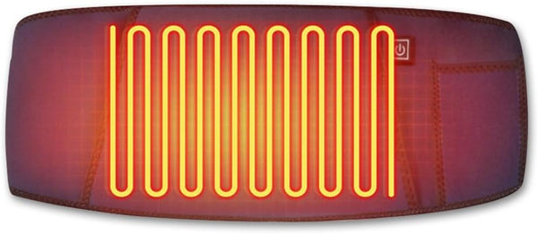 NORMIA RITA Heating Belt, Far Infrared Heat Pad with 3 Temperature Settings, USB Powered